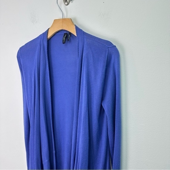 GUESS by Marciano Purple Cashmere Blend Long Sleeve Cardigan XS - Picture 3 of 6